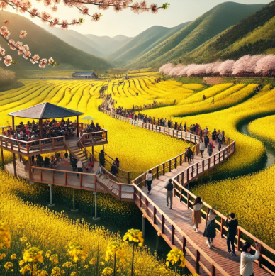 맹방 유채꽃축제 실사화