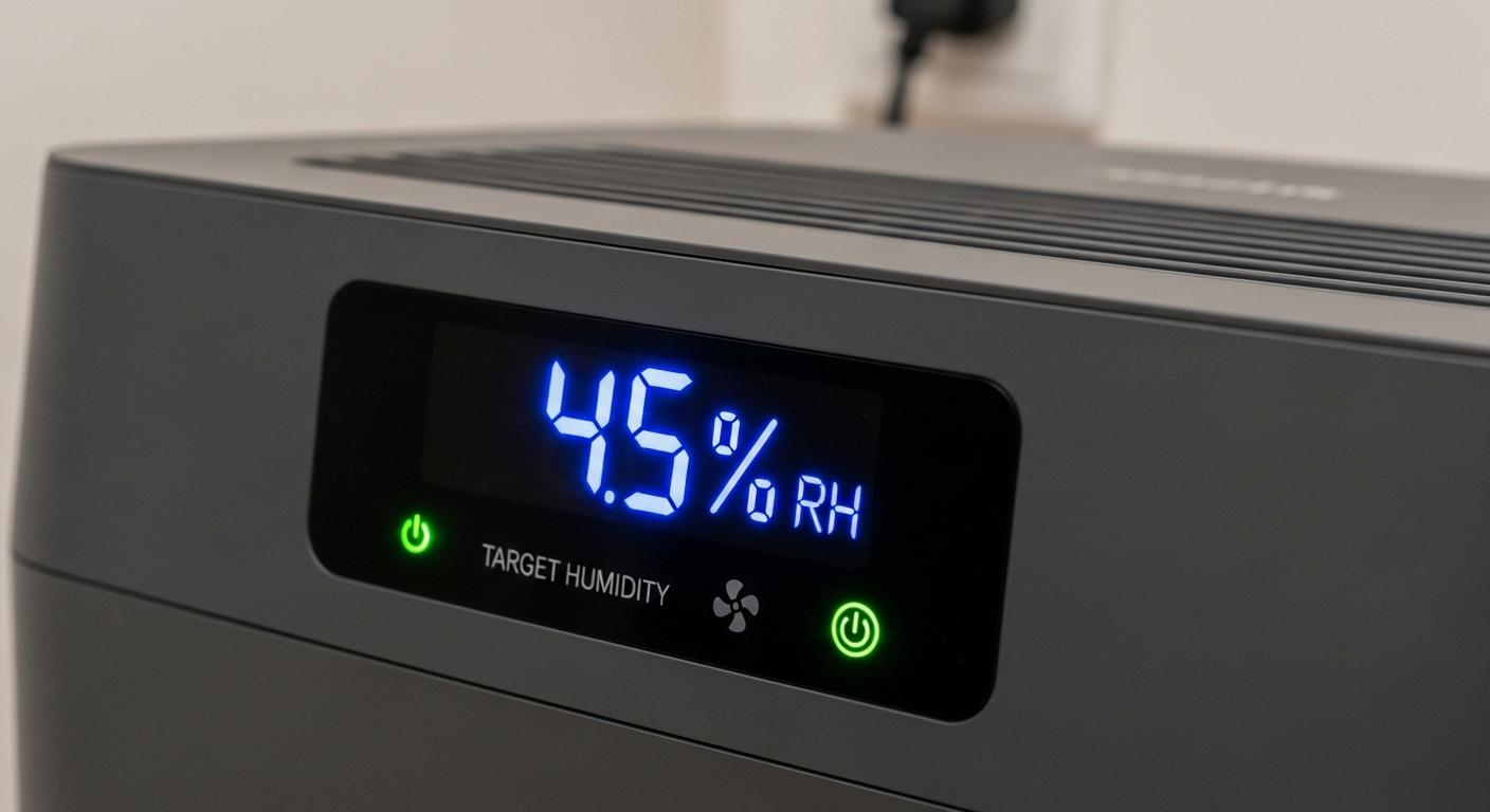 제습기 기능 표시