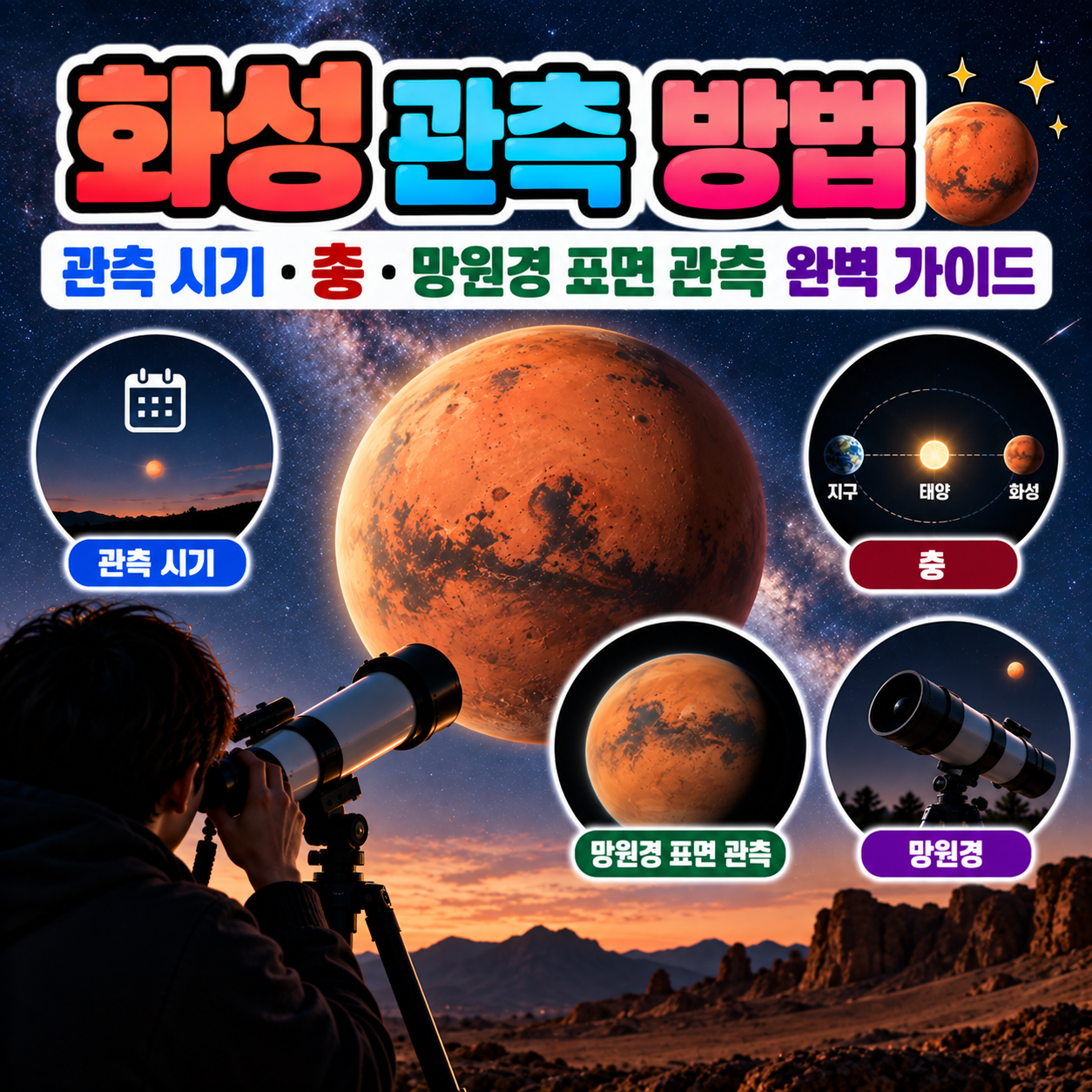 화성 관측 방법