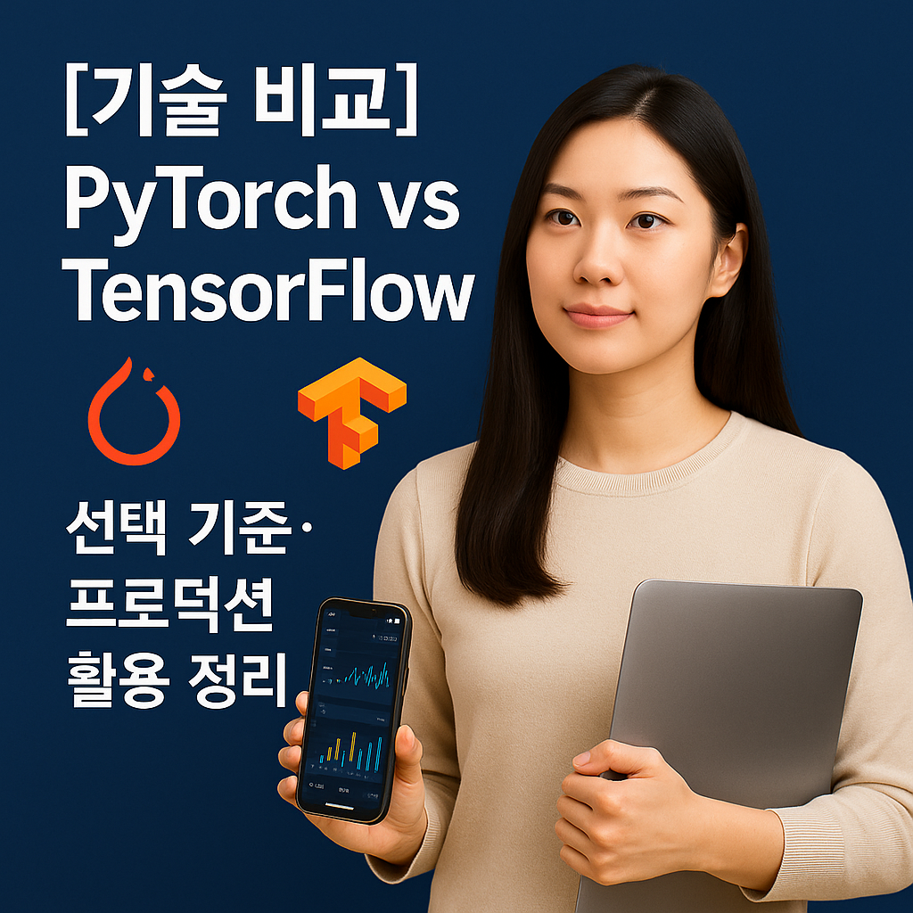 [기술 비교] PyTorch vs TensorFlow ｜ 선택 기준·프로덕션 활용 정리