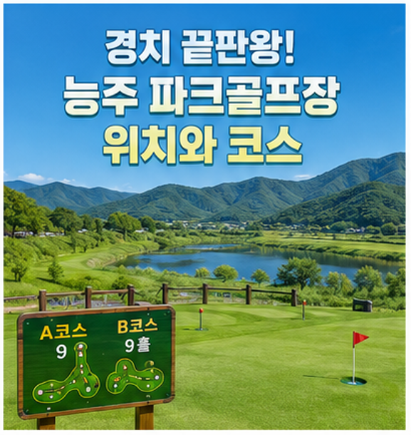 연주산 바라보며 18홀 라운딩, 전남 화순 능주 파크골프장 방문 정보 총정리 (위치, 여름철 운영시간, 요금)