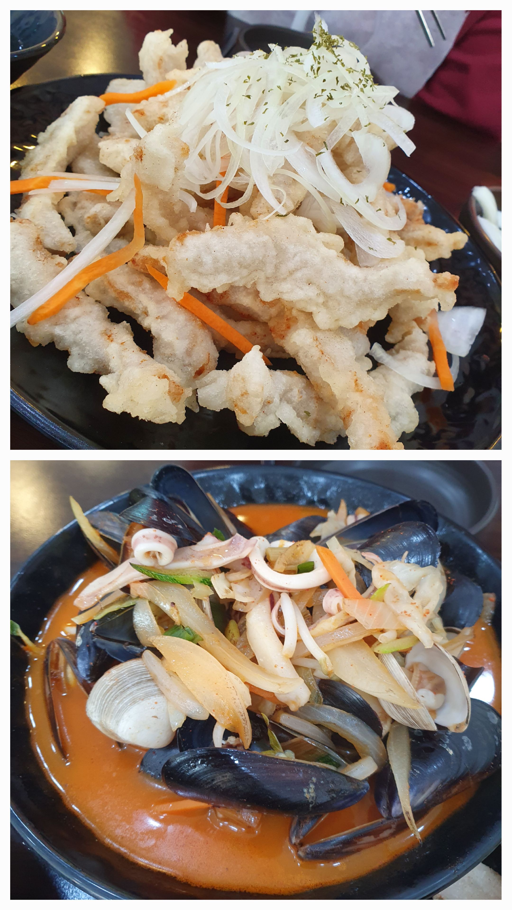 대전 가수원동 백선짬뽕에서 빨간짬뽕과 탕수육