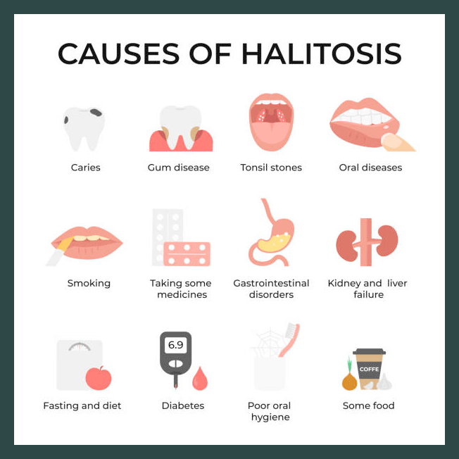 입냄새 원인 종류
