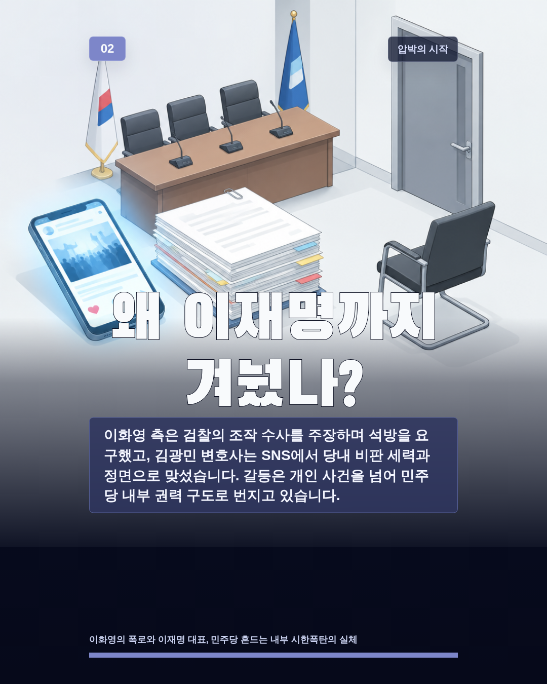 왜 이재명까지 겨눴나?