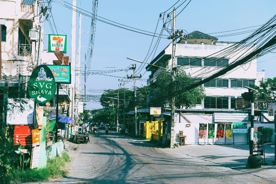 태국 치앙마이 거리