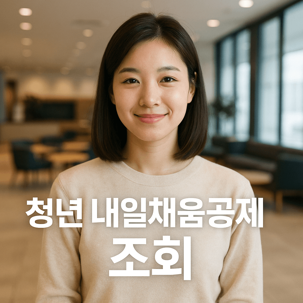 청년 내일채움공제 조회