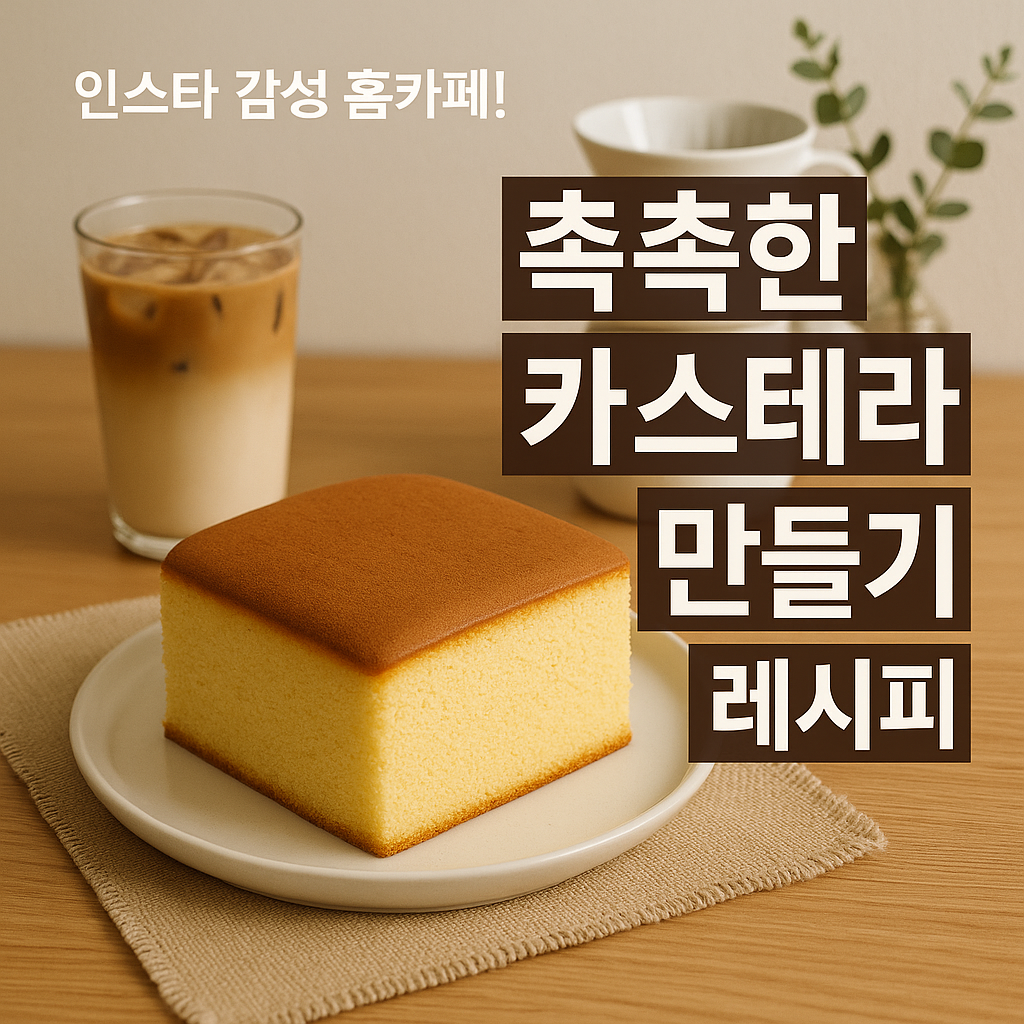 카스테라 만들기 레시피