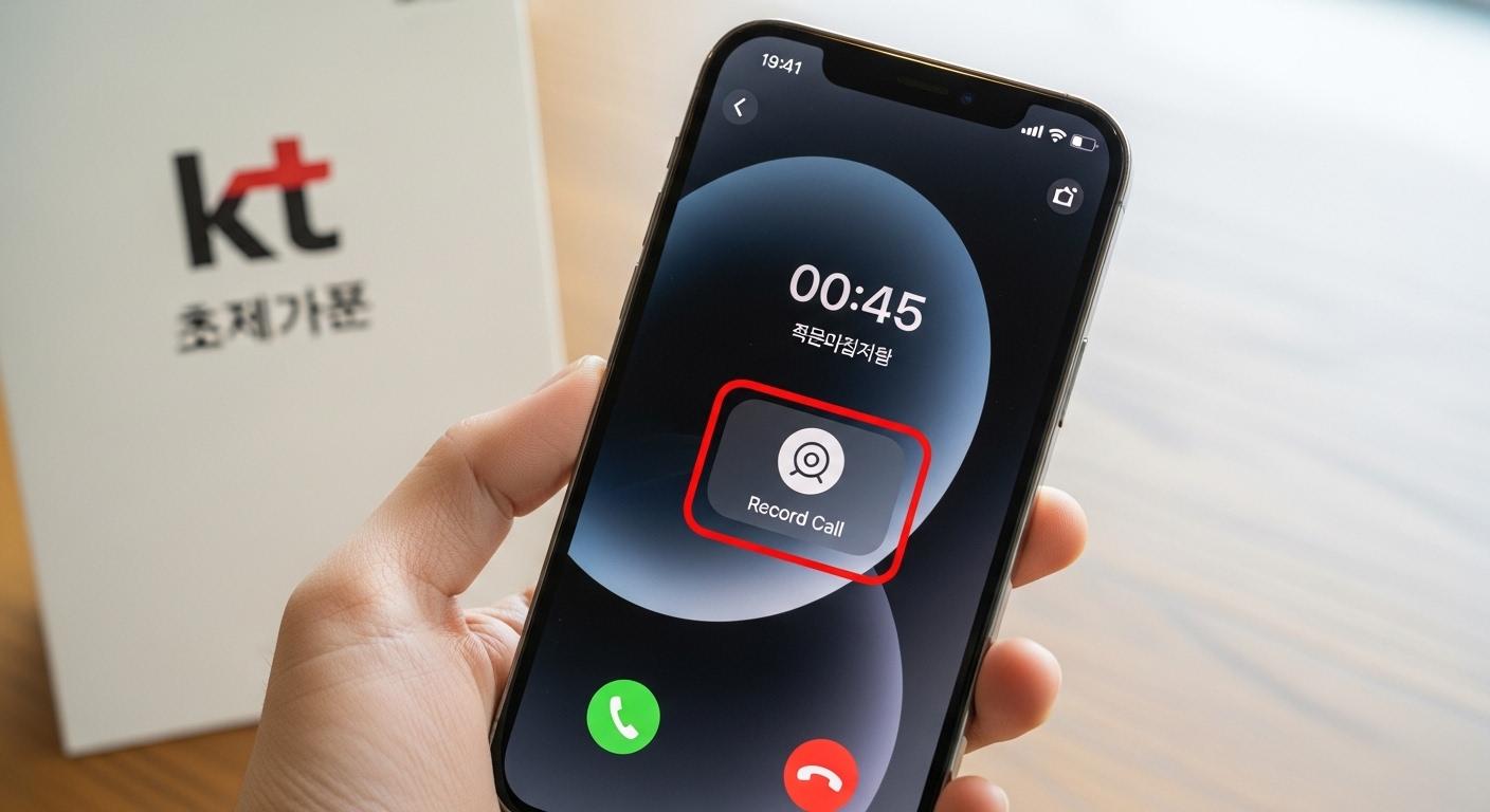아이폰 통화녹음 kt 알뜰폰