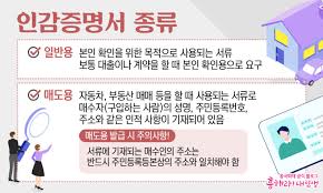 인감등록증명서