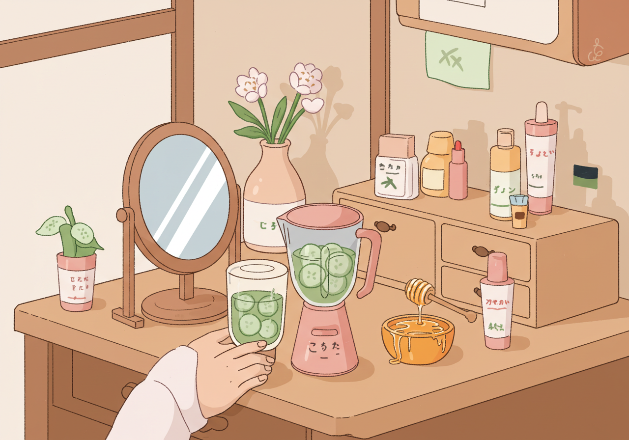 오이 효능 제대로 알고 오이팩으로 피부 진정과 수분 보충하기