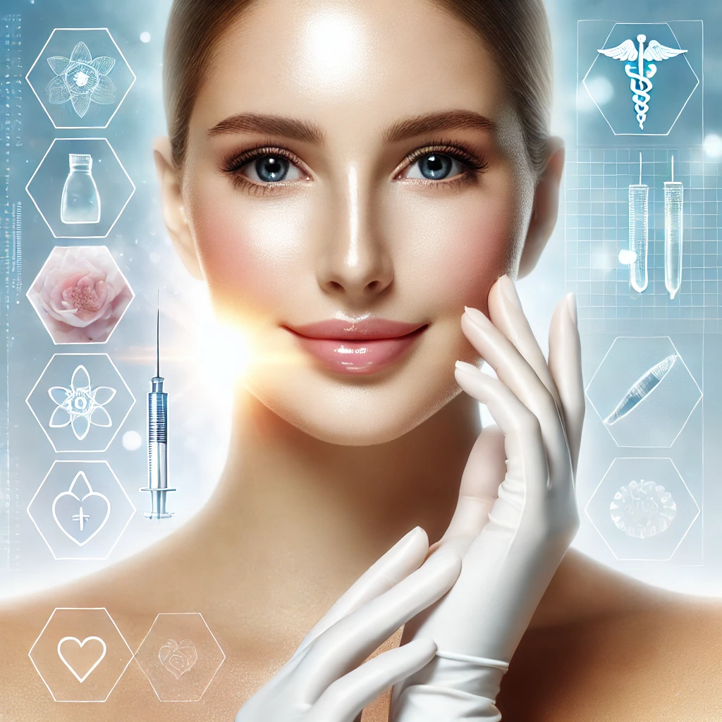 임상 환경에서 글루타치온 주사를 팔에 투여하는 모습. 깨끗하고 밝은 의료 배경이 강조된 이미지.