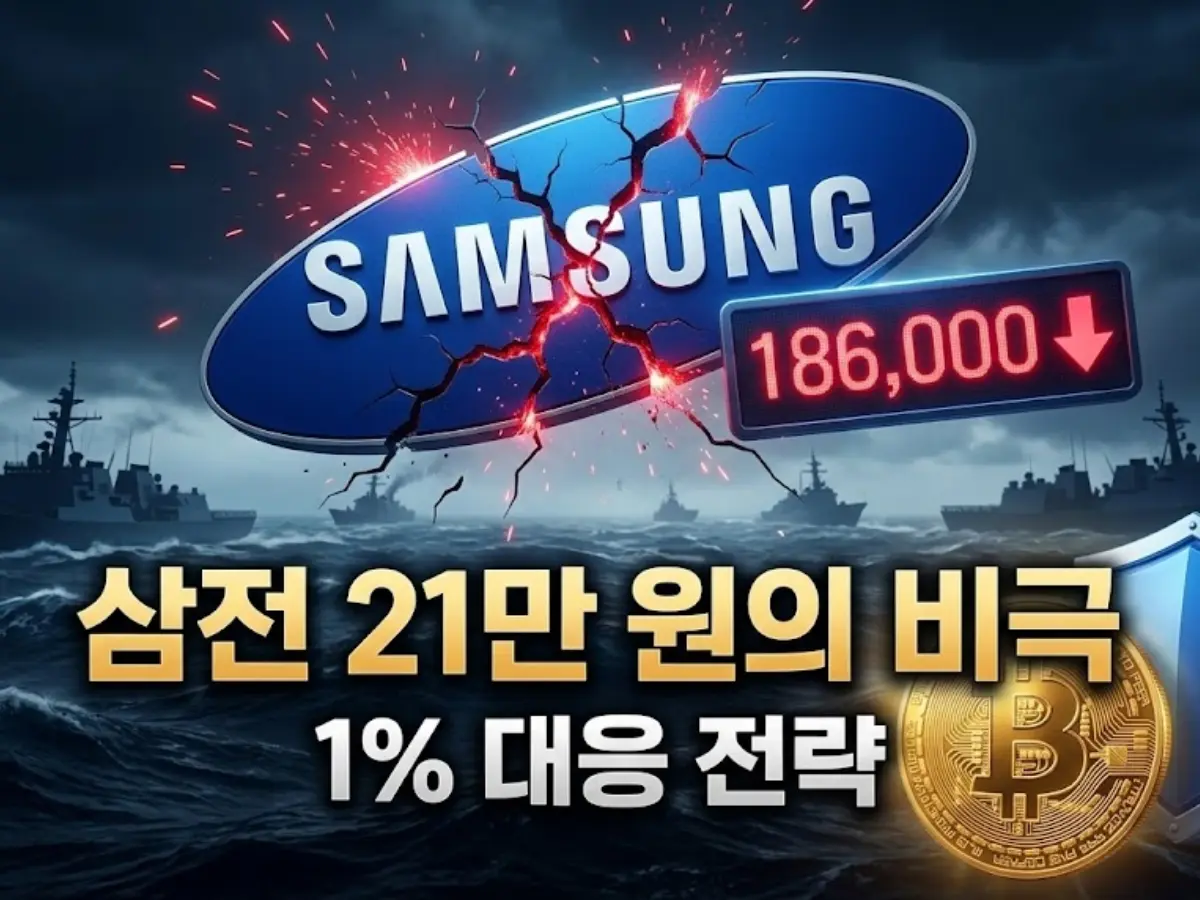 침착맨도 물린 삼전 21만 원... '개미 털기' 구간에서 자본가들이 몰래 실행하는 1% 대응법