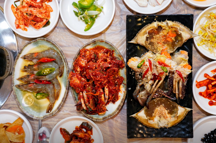 꽃지 해수욕장 맛집 "안면도 아그집 게국지" 음식 사진