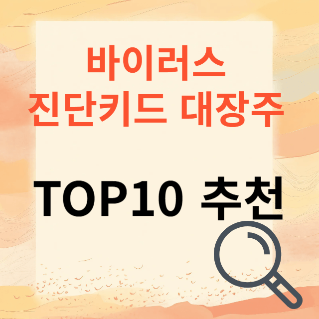 코로나 진단키트 대장주