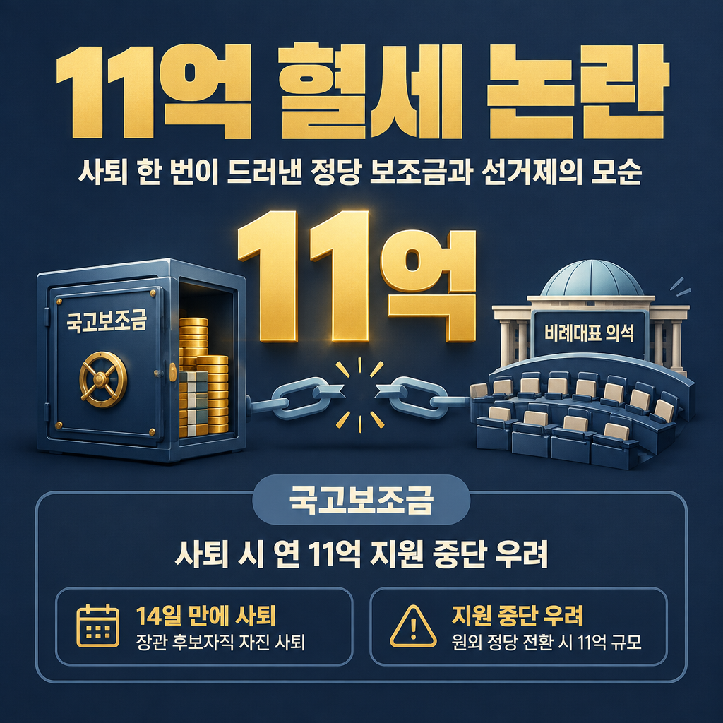 11억 혈세 논란