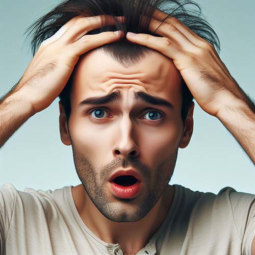 탈모-스트레스-받는-남성