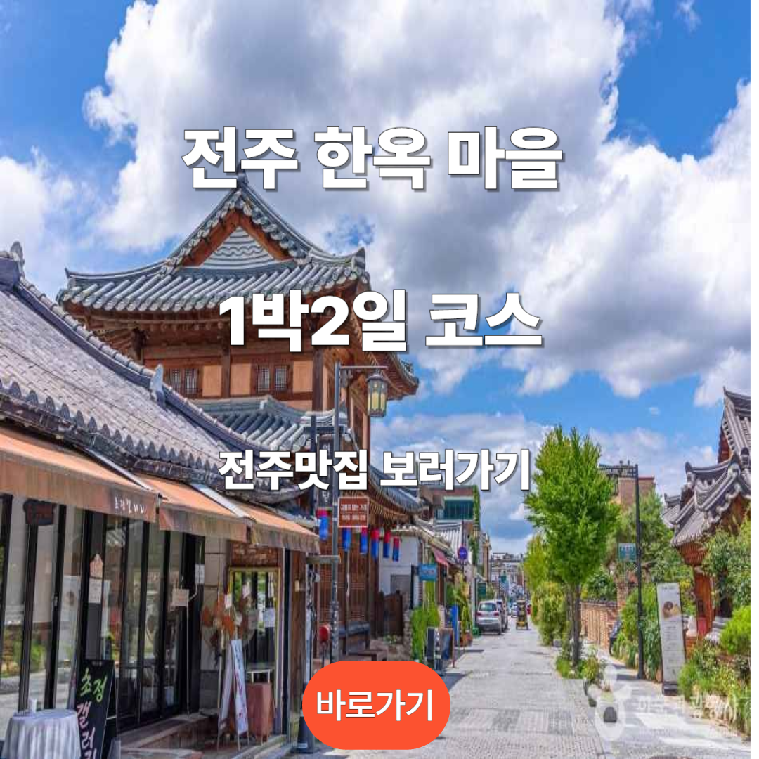 가성비 최고 전주 로컬 맛집 TOP 5 보러 가기