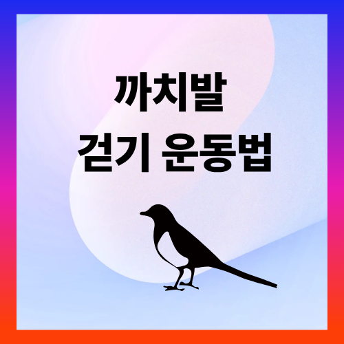 까치발운동법