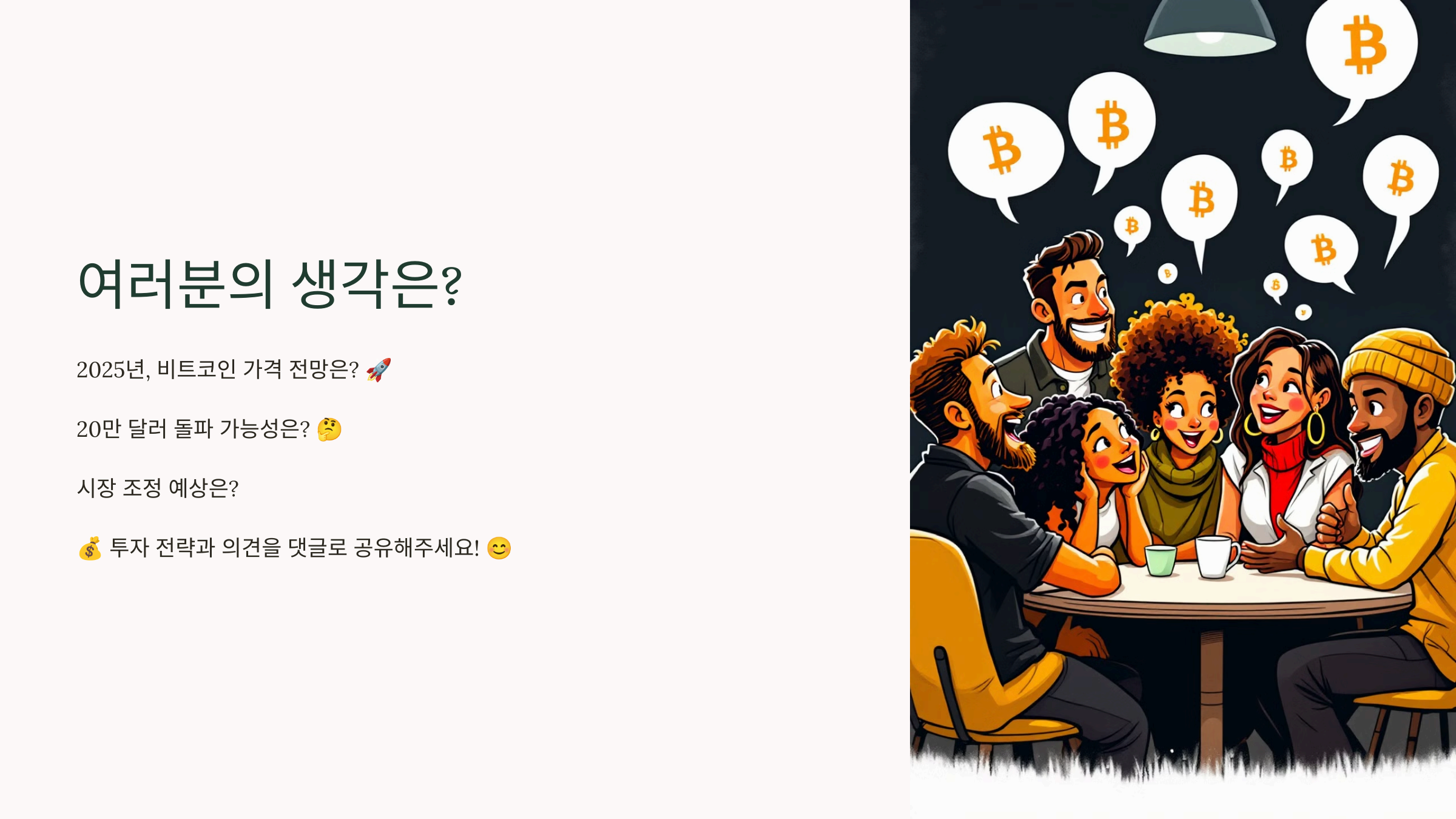 여러분의 생각은?