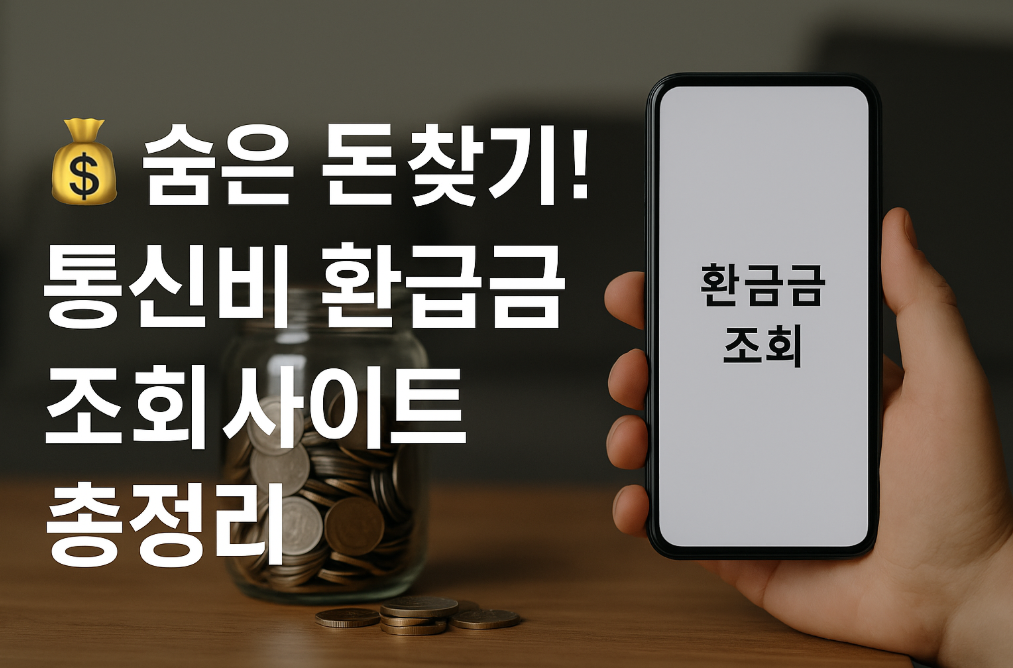 숨은 돈 찾기! 통신비 환급금 조회 사이트 총정리