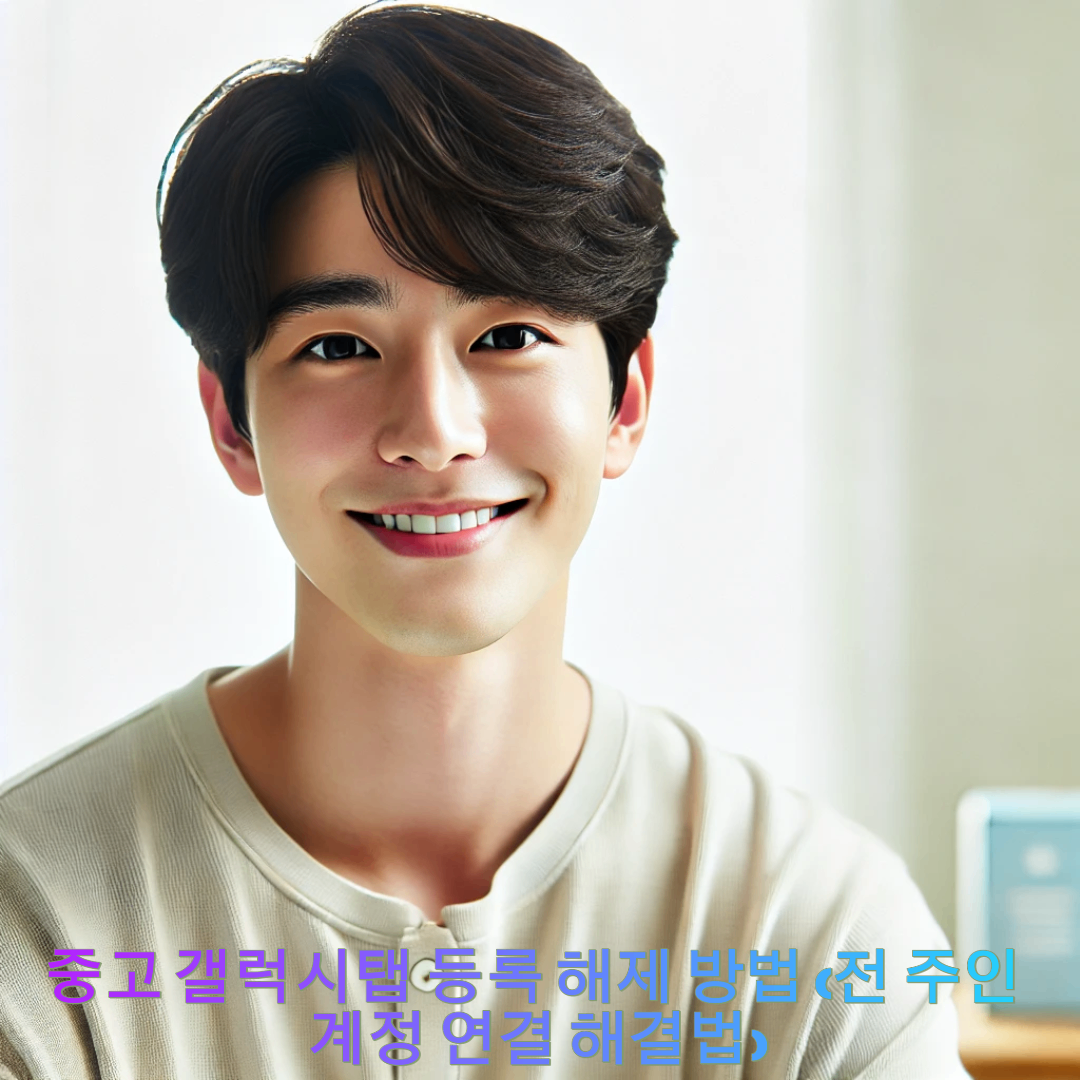 중고 갤럭시탭 등록 해제 방법 (전 주인 계정 연결 해결법)