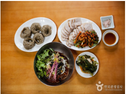 봉평 꽃 축제 먹거리