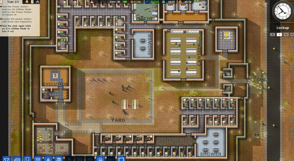 건설 경영게임 Prison Architect 플레이 이미지