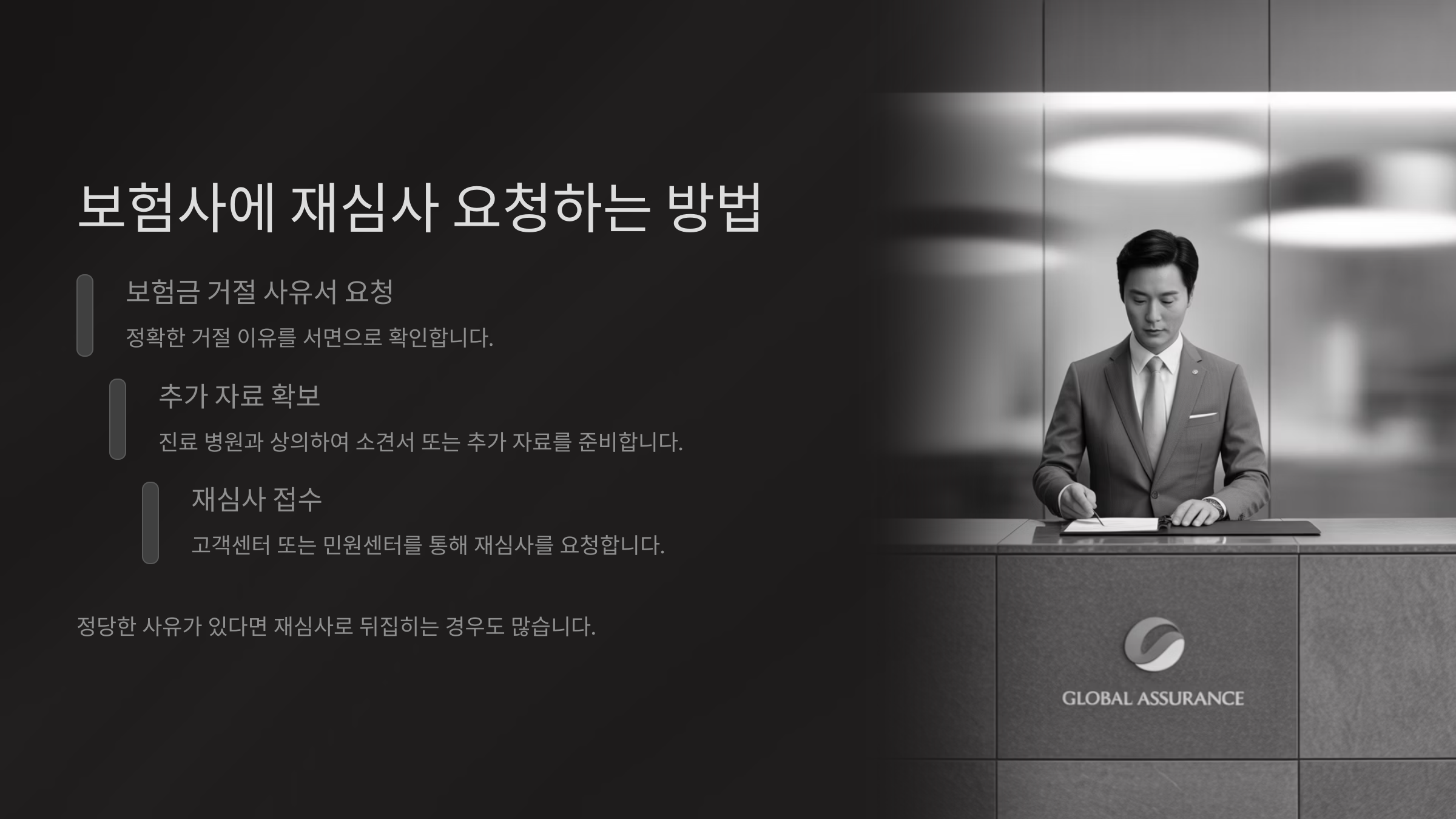 보험사에 재심사 요청하는 방법