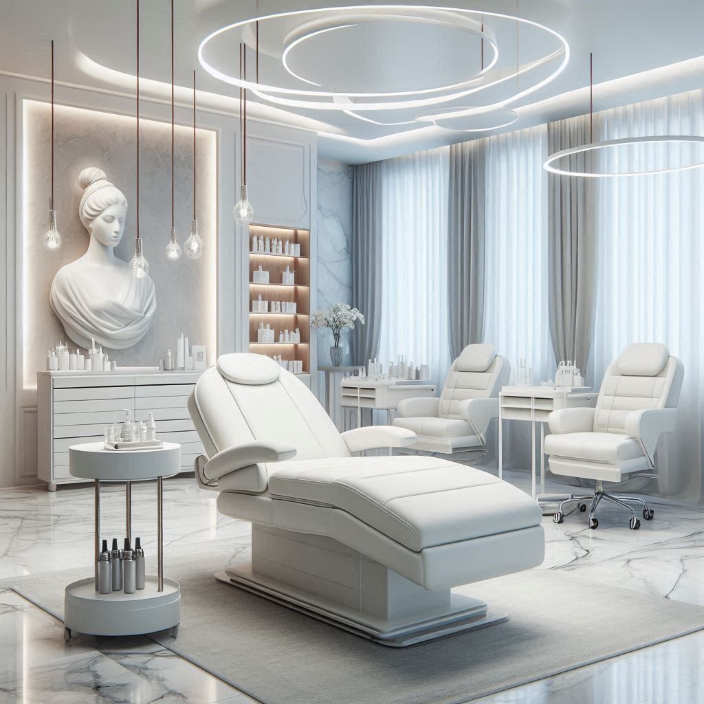 피부,체형관리 샵 배경