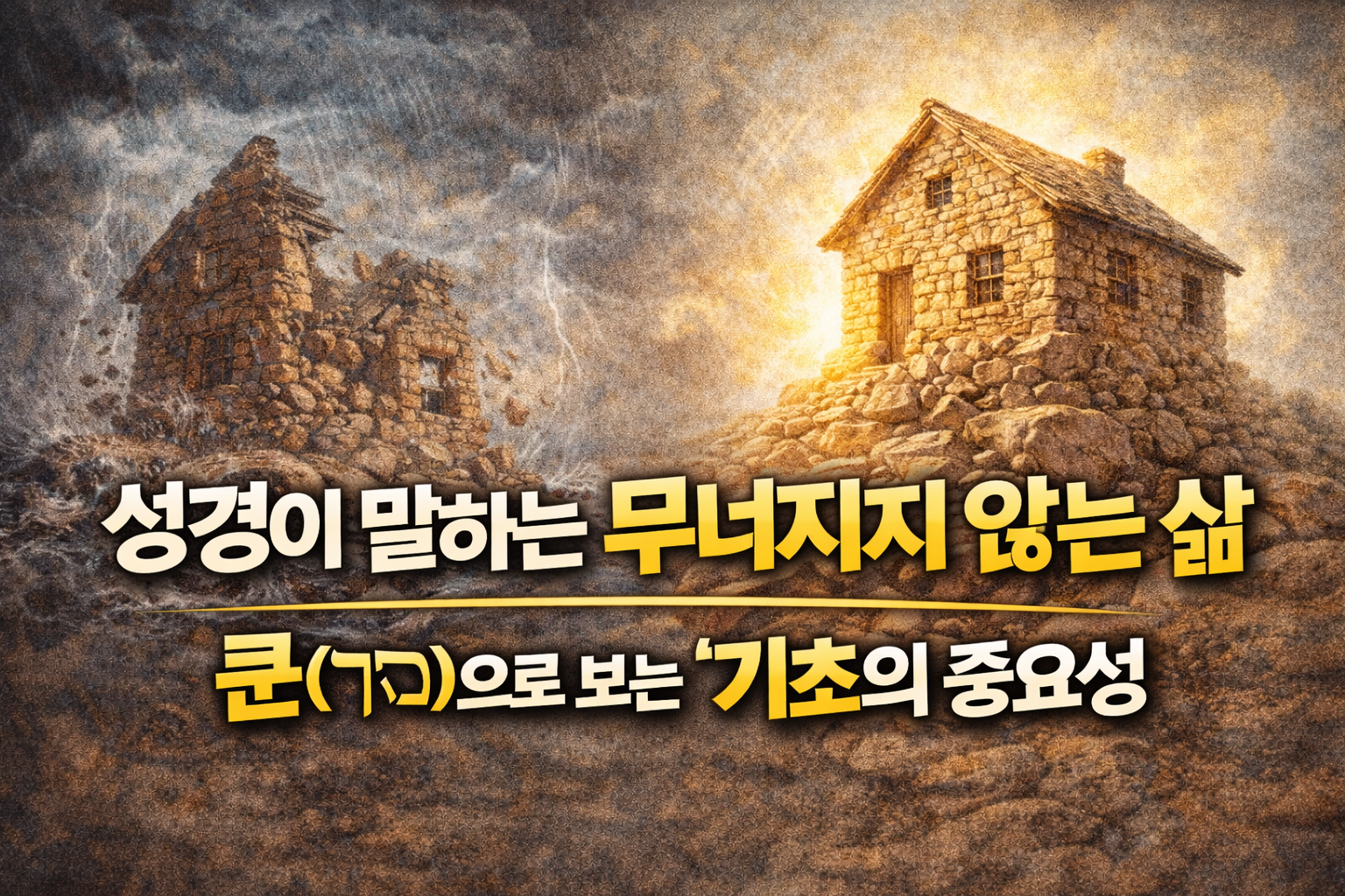 제목 썸네일 : 히브리어 "쿤"