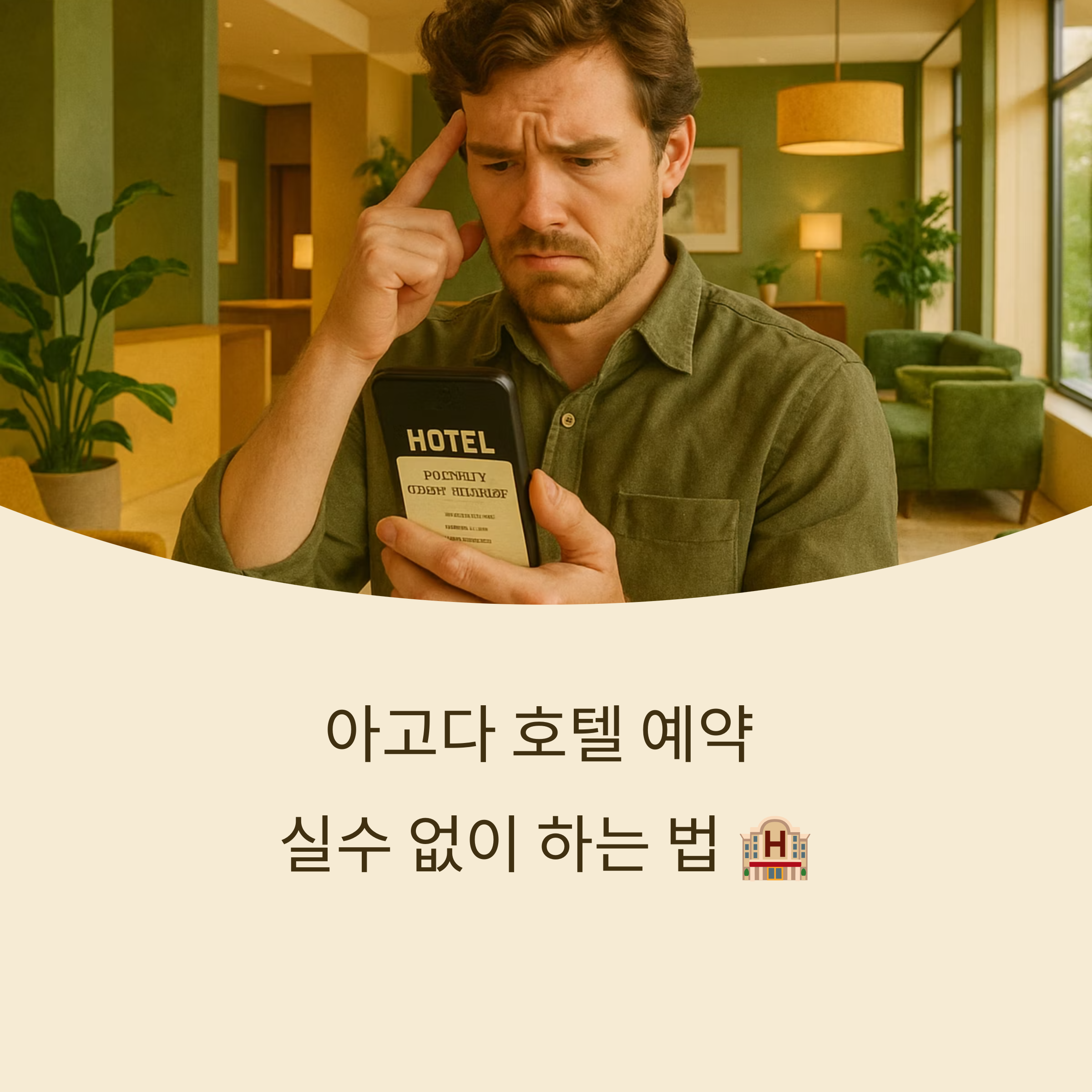 아고다 호텔 예약 주의사항 총정리