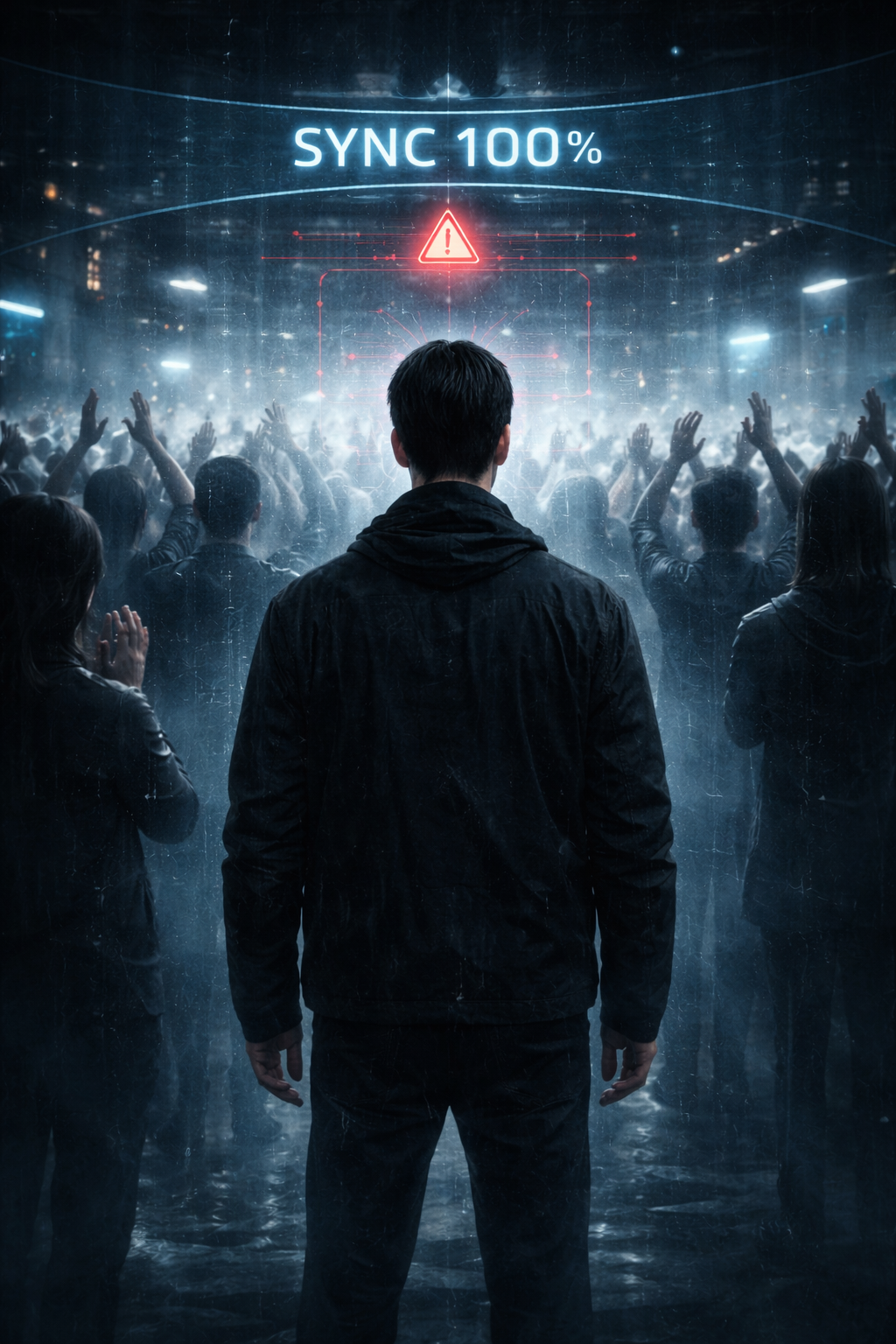 모두가 같은 감정으로 박수치는 순간, 혼자 멈춘 남자—감정 동기화 사회에서 공감하지 못한 사람이 위험해지는 순간