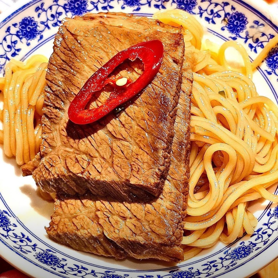 오복당 면요리 고기고명