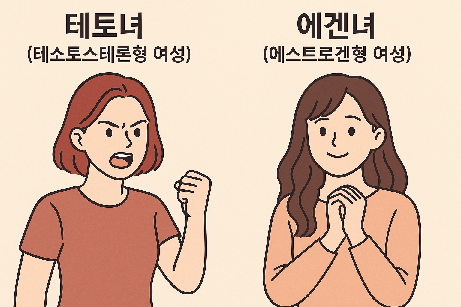 에겐녀와 테토녀