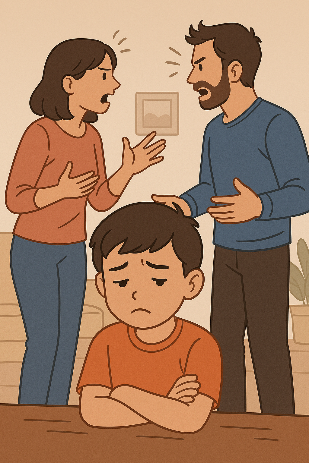 아이 앞에서 싸워도 괜찮을까? 부모의 갈등과 대화법에 대한 이미지