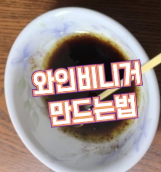 와인비니거-만드는법