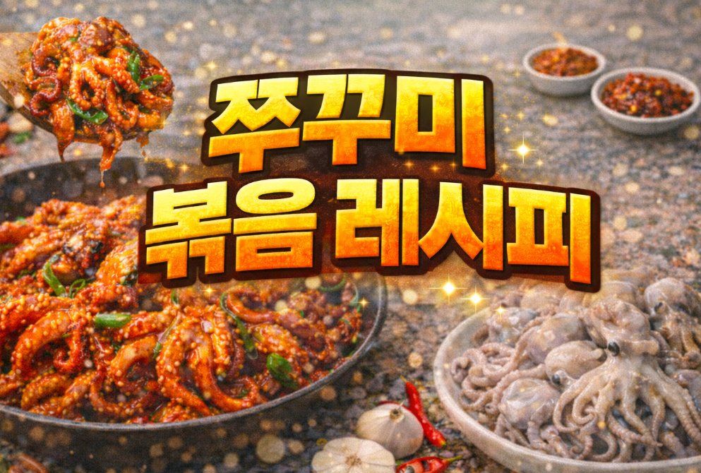 쭈꾸미 볶음 레시피