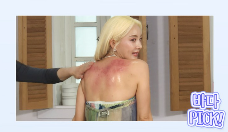 연예인 바다 픽 바디컷튠핏 마사지기
