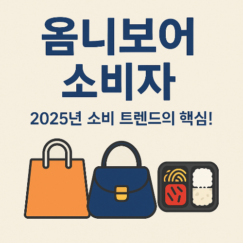 옴니보어 소비자 트렌드 2025년 소비 키워드 완벽 정리