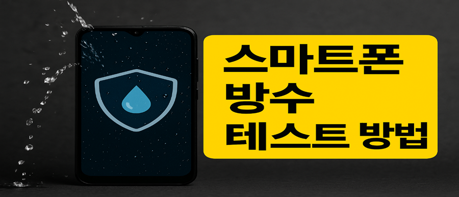 스마트폰 방수 테스트 방법