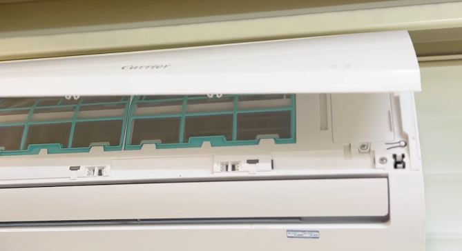 캐리어 벽걸이 에어컨 청소하기