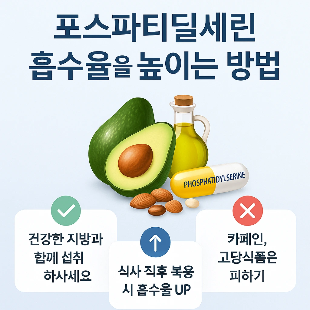 포스파티딜세린 효능 섭취방법 총정리