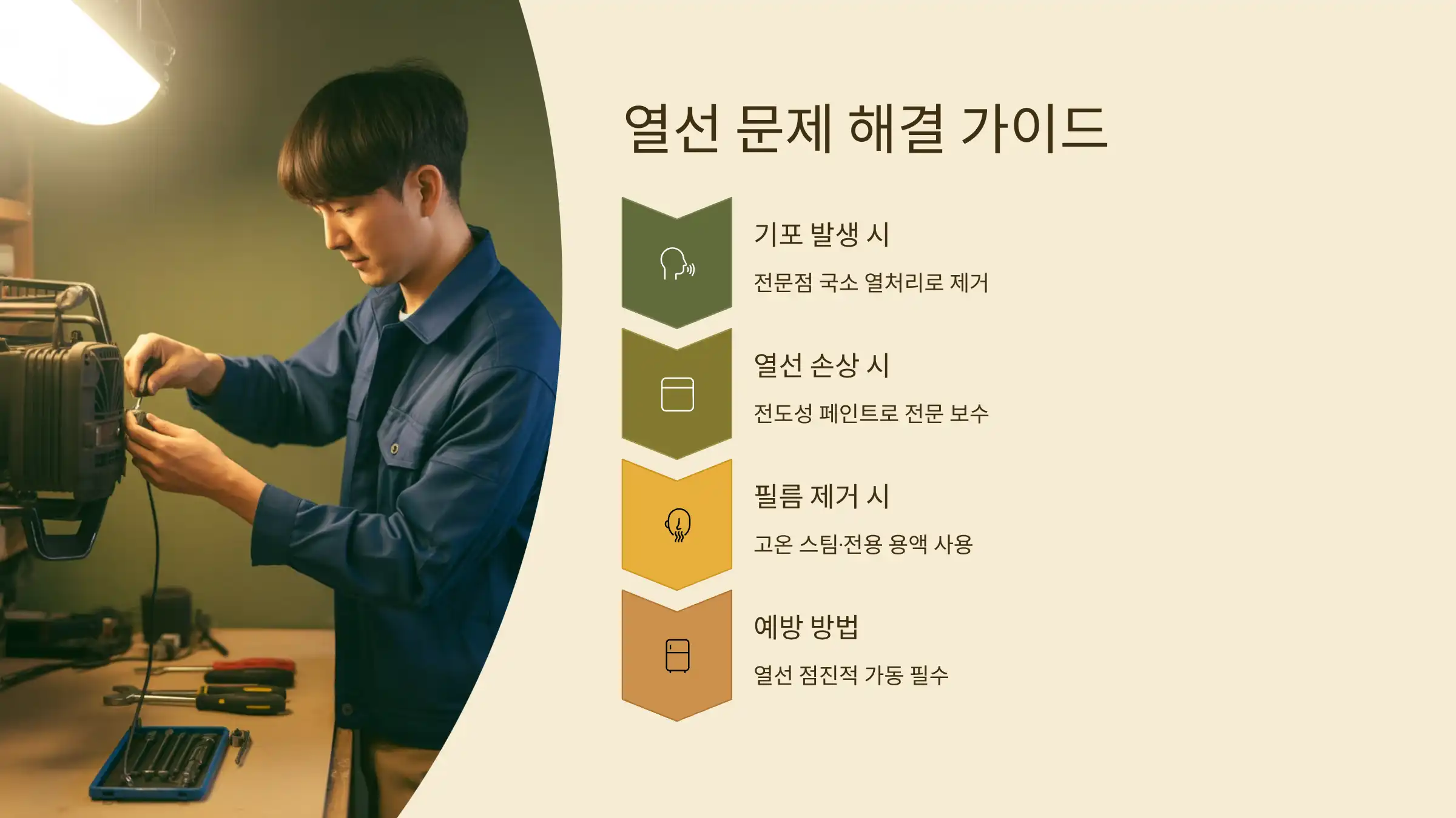 뒷유리 열선 문제 해결법