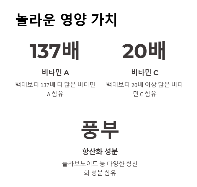 작두콩 차 영양