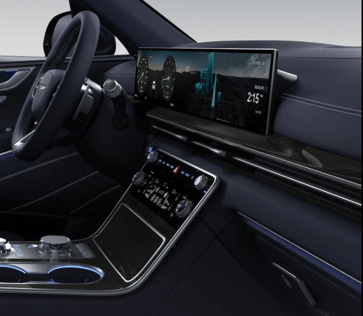 GV 80 쿠페 27인치 OLED 디스플레이