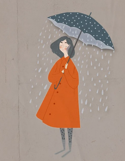 장마철 습기 제거 우산