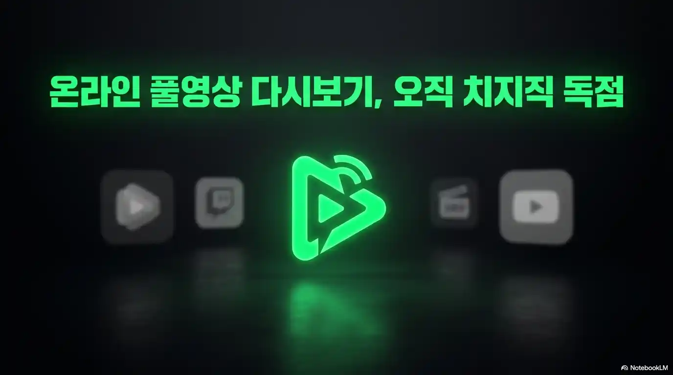 네이버 치지직 2026 월드컵 온라인 풀영상 다시보기 독점 스트리밍 서비스