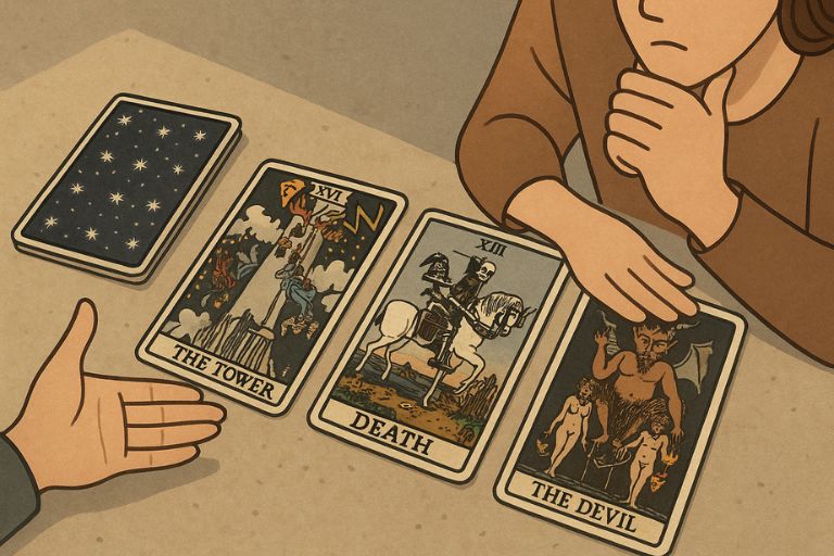 타로 해석 실수 관련 이미지