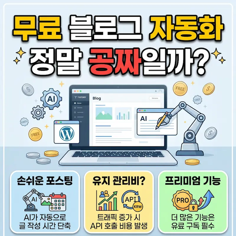 Automate free blogs
