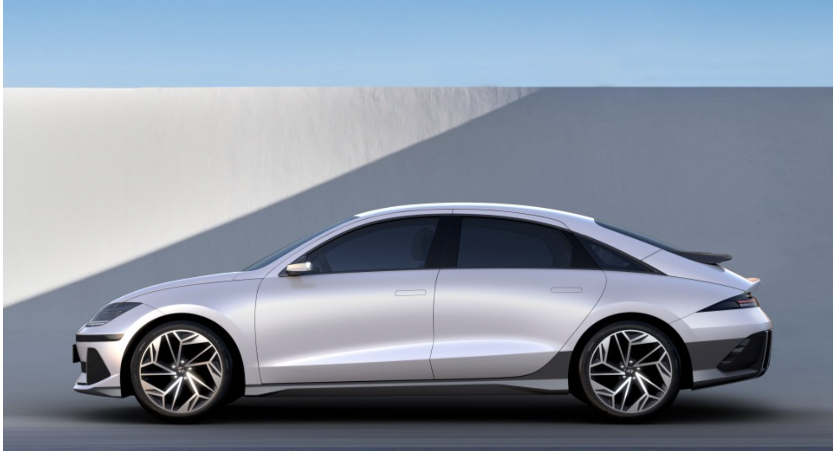 아이오닉6 측면부 사진